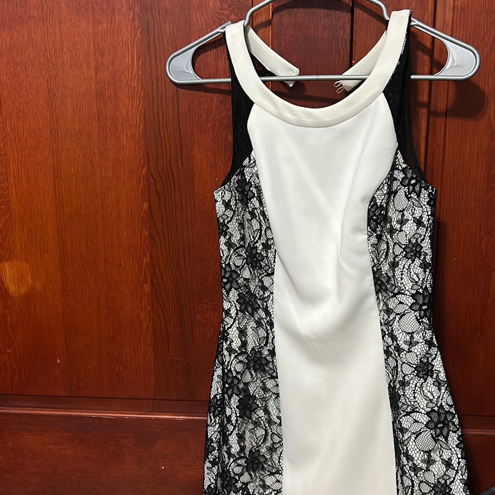 Black and white dress